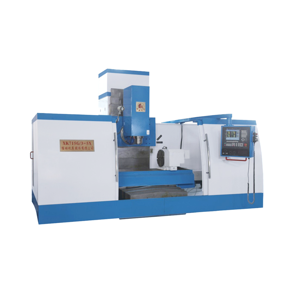 Mesin Pengilangan Jenis Katil CNC XK716G/4-5X Lima Paksi